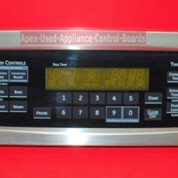 Part # WB36T11141, WB27T10919, 164F6476G021, 164D6477G004 GE Built In Oven Panel With Control Board (used, overlay good)