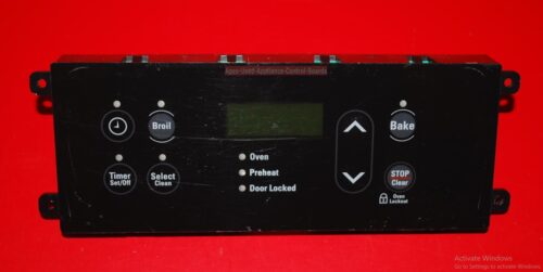 Part # 316418207 - Frigidaire Oven Electronic Control Board (used, overlay fair)