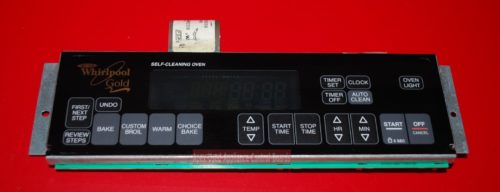 Part # 8522658 Whirlpool Oven Electronic Control Board (used, overlay good)