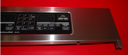 Part # 4451791, 8302346 KitchenAid Double Oven Electronic Control Panel And Board (used, overlay very good)