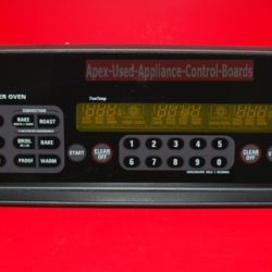 Part # WB27T10651, 164D4778P017, WB36T10888 GE Built In Oven Control Panel And Board (used, overlay excellent)