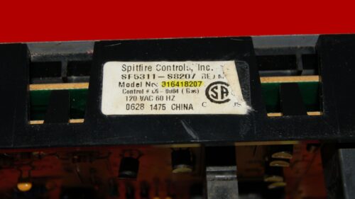 Kenmore Gas Oven Control Board 316418207 | 316557107 OEM Used Tested (overlay fair - White)