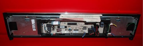 Part # W10105800, 8302848, W10172473 Whirlpool Wall Oven Panel Assembly (used, overlay good)