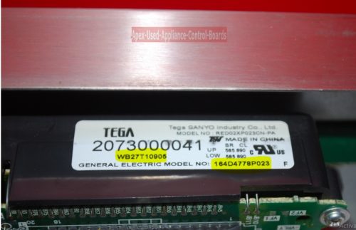 Part # WB36T11145, WB27T10905, 164D4778P023 GE Oven Touch Panel And Control Board (used, overlay good)