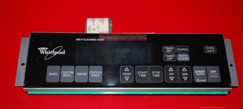 Part # 8522526 Whirlpool Oven Electronic Control Board (used, overlay fair)