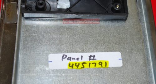 Part # 4451791, 8302311, 8301956    KitchenAid Double Oven Electronic Control Panel And Board (used, overlay fair)