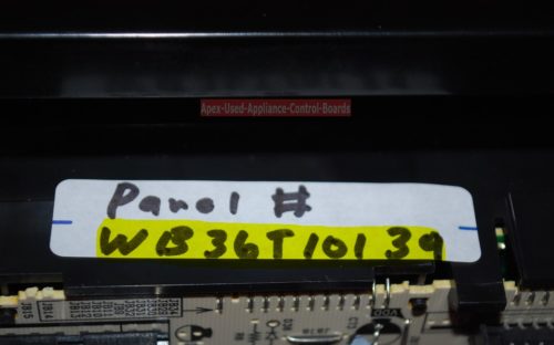 Part # WB36T10139, WB27T10289 GE Oven Control Panel And Control Board (used, overlay very good)