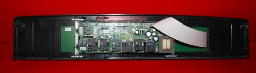 Part # WB27T10651, 164D4778P017, WB36T10888 GE Built In Oven Control Panel And Board (used, overlay excellent)