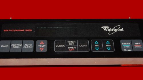 Whirlpool Oven Control Board 3196216 | 6610056 | OEM Used Tested (overlay fair - Black)