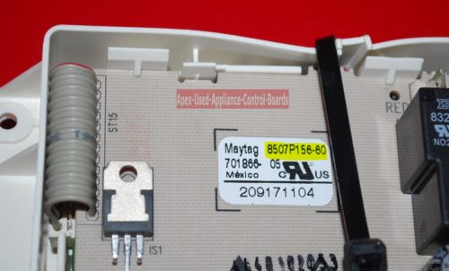 Part # 8507P156-60, W10769079 Maytag Oven Electronic Control Board (used, overlay fair - Bisque)