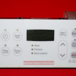 Part # 316418501 Frigidaire Oven Electronic Control Board (used, overlay fair)