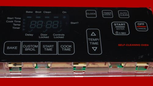 Part # 9761119 | 6610456 | Whirlpool Oven Control Board (overlay fair - Black)