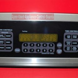 Part # WB36T10604, WB27T10400, 164D4779P003 GE Profile Wall Oven Control Panel And Control Board (used, overlay very good)