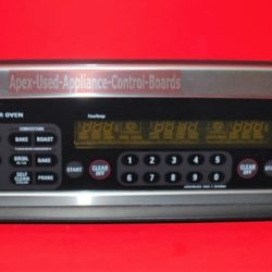 Part # WB36T10599, WB27T10435, 164D4778P008 GE Profile 30" Wall Oven Control Panel And Board (used, overlay good)