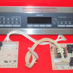 Part # 62965, 13402S,62439,82985,62683B Dacor Oven Control Panel and Electronic Control Boards (used, overlay good)