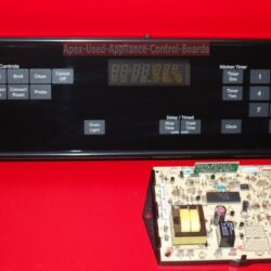 Part # 7601P483-60,74006612, 7428P037-60 Jenn-Air Oven Control Panel and Control Board (used, overlay good)