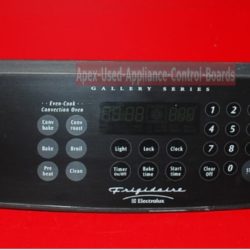 Part # 316272202, 318239705 Frigidaire Oven Control Board And Control Panel (used, overlay good)