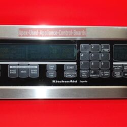 Part # 8302011, 8302344,8302346, 4451790 Kitchen-Aid Superba Oven Control Panel And Control Board (used, overlay good)