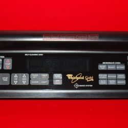 Part # 8300409, 8301918, 8301910 Whirlpool Gold Built In Oven Control Panel And Control Board (used, overlay good)