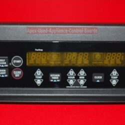 Part # WB36T10579, WB27T10445, 963588, 191D3675P001 GE Built In Oven Touch Panel And Control Board (used, overlay good)