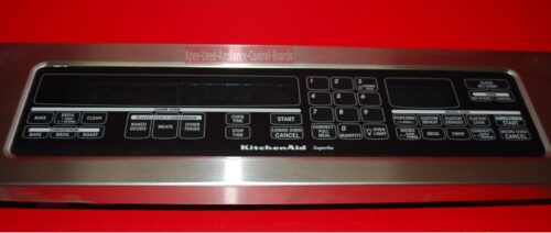 Part # 8302011, 8302344,8302346, 4451790 Kitchen-Aid Superba Oven Control Panel And Control Board (used, overlay good)