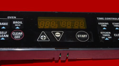 Part # WB27K10008 | 164D3260P003 | GE Gas Oven Control Board (overlay fair - Black)