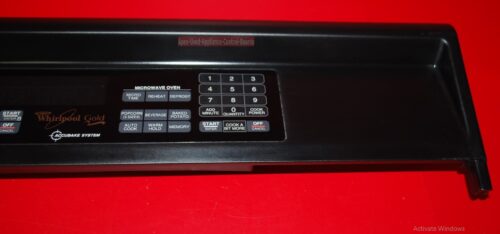 Part # 8300409, 8301918, 8301910 Whirlpool Gold Built In Oven Control Panel And Control Board (used, overlay good)
