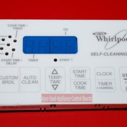 Part # 8522500, 6610321 Whirlpool Oven Electronic Control Board (used, overlay good)