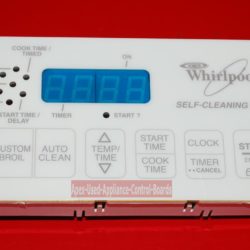 Part # 8522502, 6610323 - Whirlpool Oven Electronic Control Board (used, overlay fair)