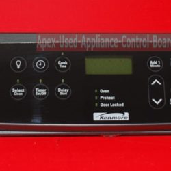Part # 318277500, 316418556 Kenmore Wall Oven Control Panel And Board (used overlay very good)