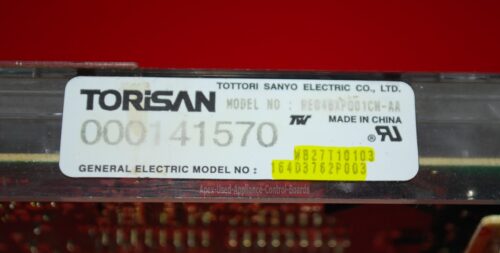 Part # 164D3762P003, WB27T10103 GE Oven Electronic Control Board (used, used overlay fair)