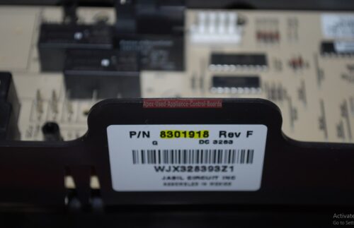 Part # 8300409, 8301918, 8301910 Whirlpool Gold Built In Oven Control Panel And Control Board (used, overlay good)