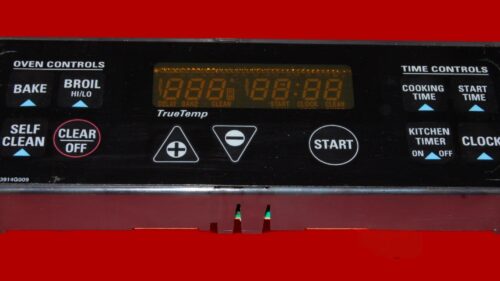 GE Gas Oven Control Board WB27K10008 | 164D3260P003 | OEM Used Tested (overlay fair - Black)