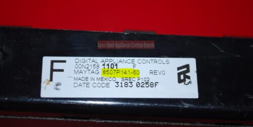 Part # 8507P141-60 Maytag Oven Electronic Control Board (used, overlay poor)