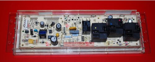 Part # WB27K10097, 183D8193P002 - Hotpoint Electronic Control Board and Clock (used, overlay good)