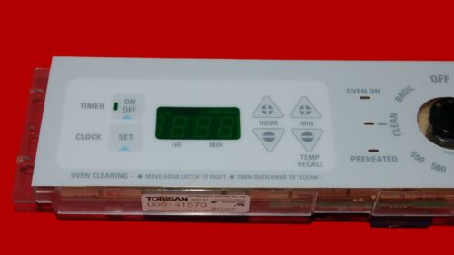 Part # WB27T10103 | 164D3762P003 | GE Oven Control Board (overlay fair - White)