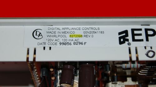 Part # 8272398 | Whirlpool Oven Control Board (overlay fair - White)