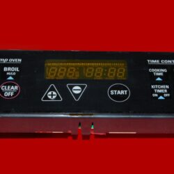 Part # WB27K10008 | 164D3260P003 | GE Gas Oven Control Board (overlay fair - Black)