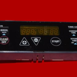 Part # WB27K10008 | 164D3260P003 | GE Gas Oven Control Board (overlay fair - Black)