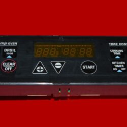 Part # WB27K10008 | 164D3260P003 | GE Gas Oven Control Board (overlay fair - Black)