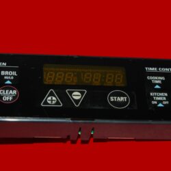 Part # WB27K10008 | 164D3260P003 | GE Gas Oven Control Board (overlay fair - Black)