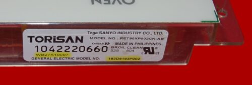 Part # WB27K10097 | 183D8193P002 | GE Oven Control Board (overlay good - Bisque)