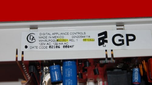 Part # 6610322 | 8522501 Whirlpool Oven Control Board (overlay fair - Black)