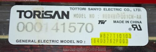 Part # WB27T10103 | 164D3762P003 | GE Oven Control Board (overlay fair - White)