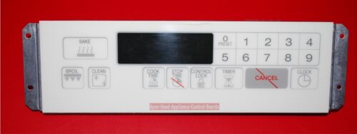 Part # 7601P575-60 - Maytag Oven Electronic Control Board (used, overlay bisque)