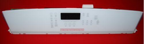 Part # 9763680, 9763252 Whirlpool Oven Control Touch Panel And Switch Membrane Board (used, overlay good)