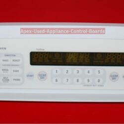 Part # WB36T10600, WB27T10435, WB27T10569, 164D4778P008 GE Profile Built In Control Panel And Control Board (used, overlay good)