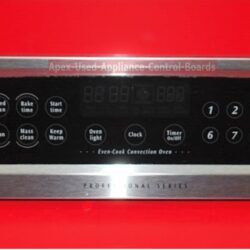 Part # 318331313, 316418720 Frigidaire Oven Touch Control Panel And Control Board (used, overlay good)