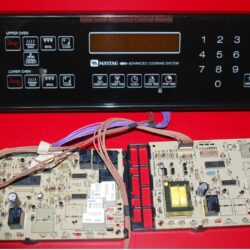 Part # 7428P036-60, 12001914, 7428P037-60, 71001872, 74006730 Maytag Oven Control Panel And Control Board (used, overlay good)