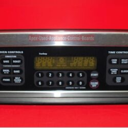 Part # WB36T10559 | WB27T10399 | 164D4779P002 GE Oven Control Board And Panel (used, overlay good - Stainless Steel/Black)